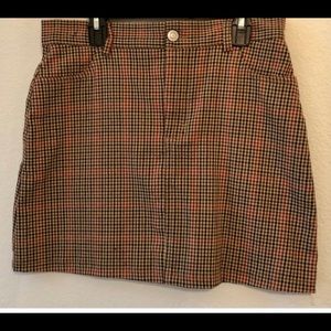 Plaid Emerson Skirt (brandy melville)